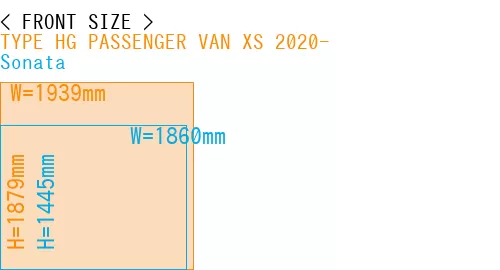 #TYPE HG PASSENGER VAN XS 2020- + Sonata
